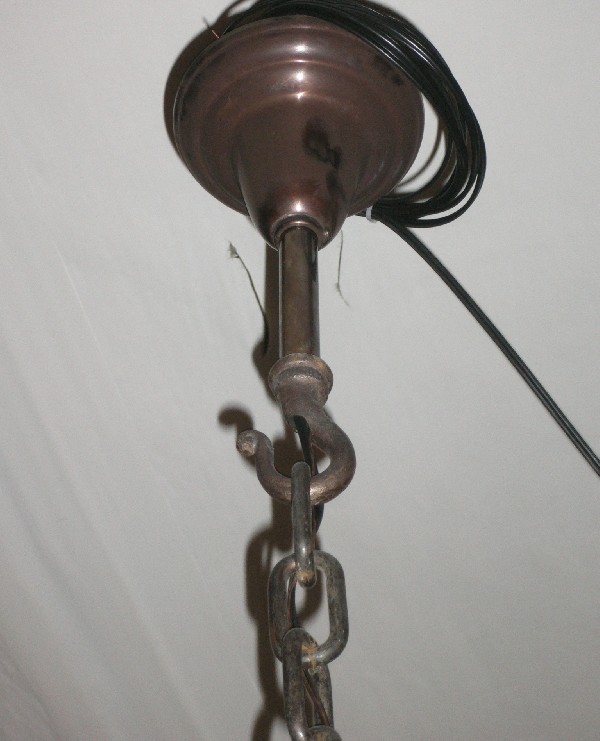 SOLD Huge Bronze Antique Lantern-10577