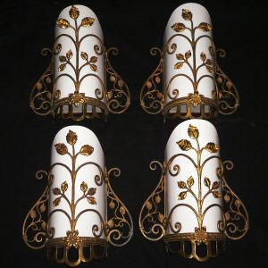 Stunning Antique Georgian Dore Bronze Sconces -- ONE PAIR AVAILABLE-0