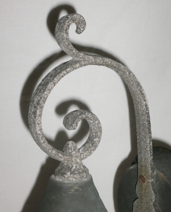 SOLD Adorable Tudor Style Pair of Antique Copper Lantern Exterior Sconces, c. 1920’s-13481