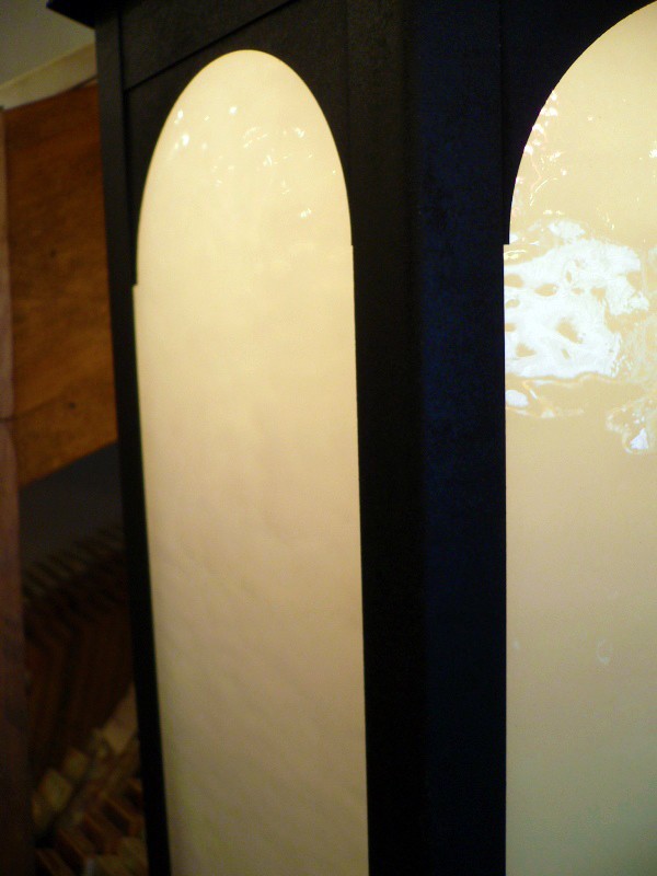 SOLD Luminous Pair of Exterior Antique Lantern Style Sconces-13698
