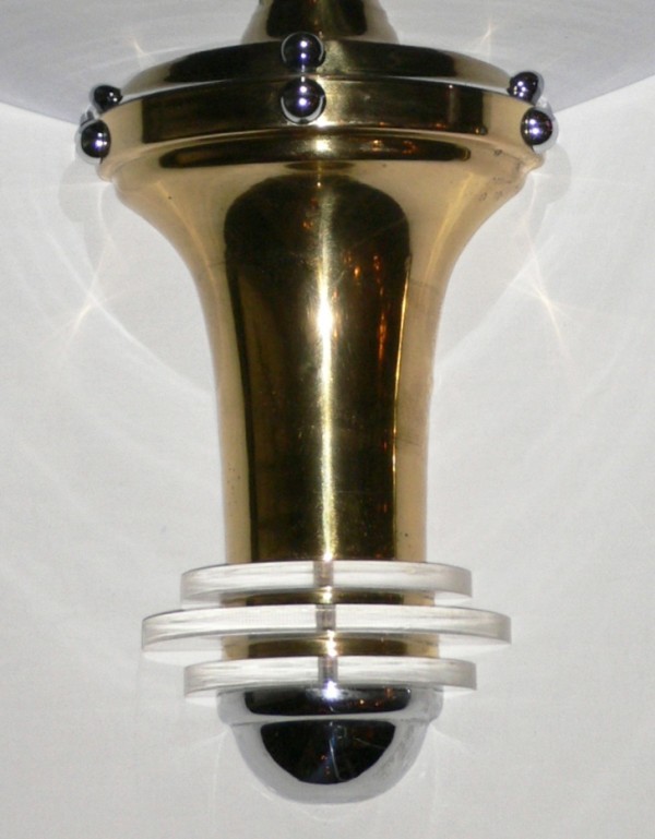 SOLD Radiant Pair of Vintage Mid-Century Modern Pocket Sconces with Lucite Accents 650-13829