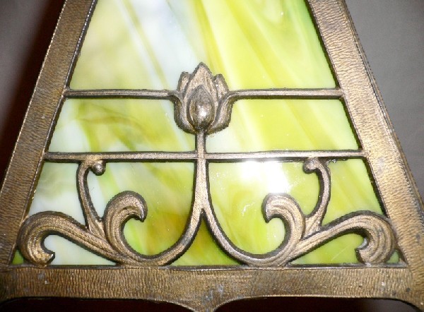 SOLD Early 1900s Antique Art Nouveau Lantern Style Pendant Chandelier-14837