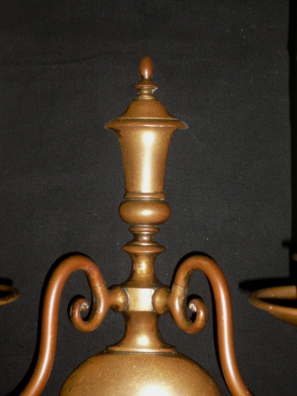 SOLD Elegant Set of Four Matching Bradley and Hubbard Antique Bronze Sconces-15208
