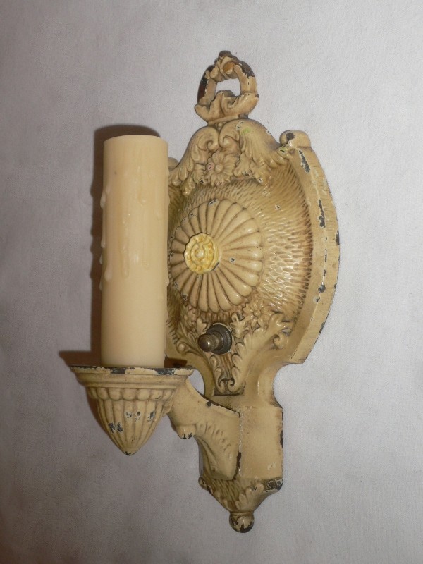 SOLD Delightful Pair of Antique Sconces, Markel Electric Products-15522
