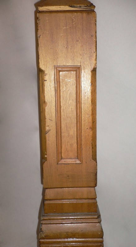 SOLD Timeless Antique Chestnut Boxed Newel Post, 19th Century-15591