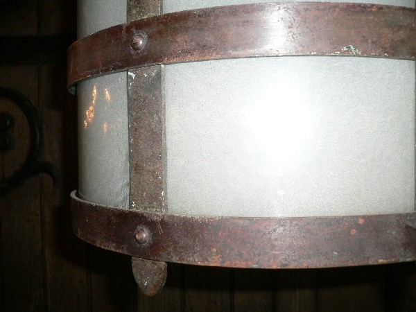 SOLD Impressive and Large Bronze Gothic Revival Antique Lantern-15618