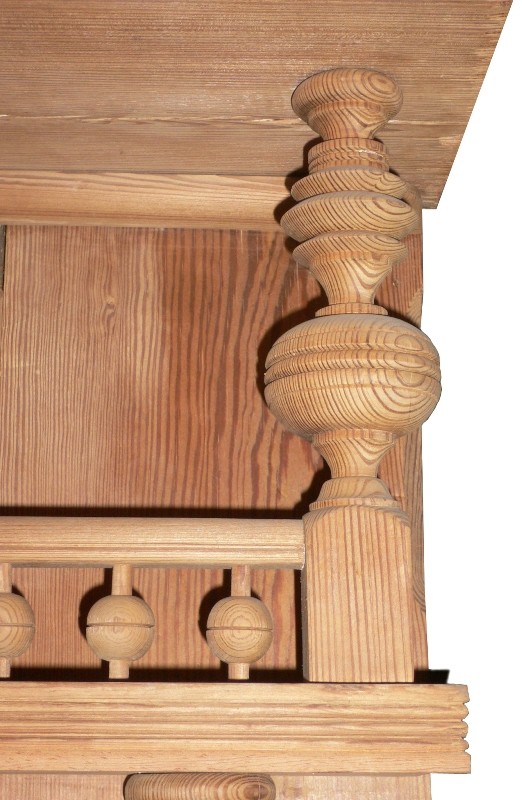 SOLD Remarkable Antique Queen Anne Carved Pine Mantel with Mirror, c. 1890’s-16290