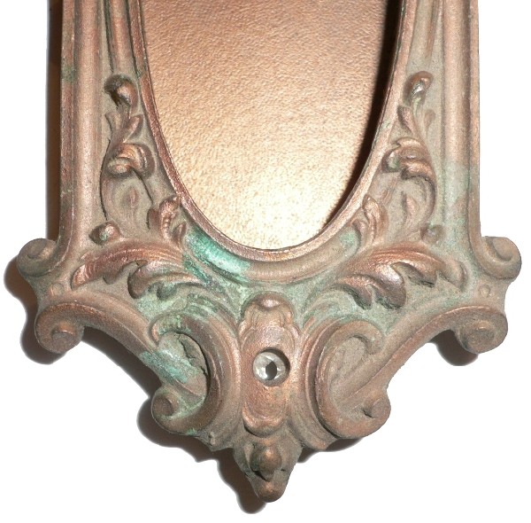 SOLD Antique Georgian Cast Bronze Pocket Door Plates, "Largo" by Yale & Towne -16742