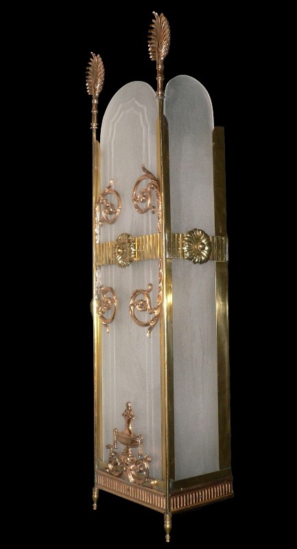 SOLD Extraordinary Antique Neoclassical Two-Light Sconce with Original Cut Glass-16772