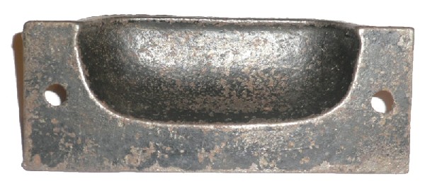 SOLD Set of Six Matching Antique Cast Iron Bin Pulls, Aesthetic Movement, 1880’s-16818