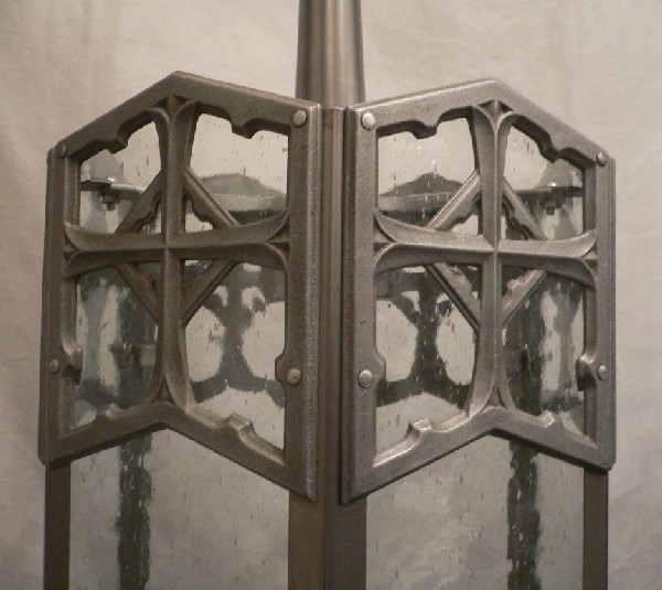 SOLD Impressive Set of Eleven Matching Gothic Revival Lanterns-17080