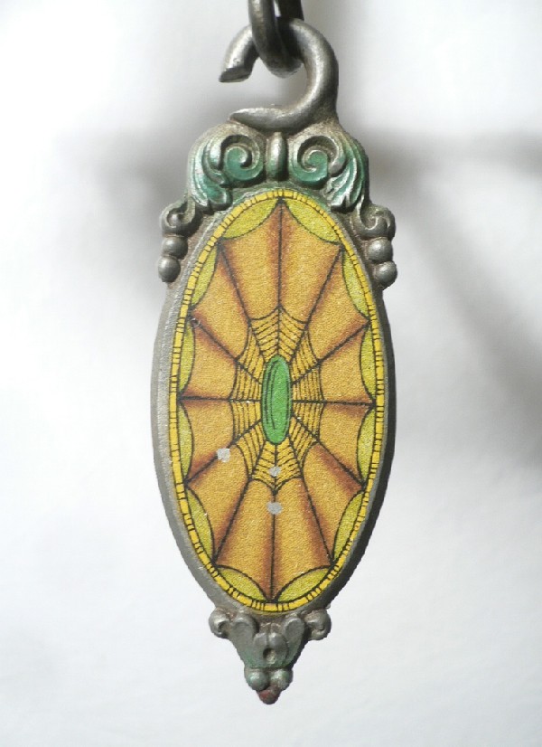 SOLD Amazing Antique Five-Light Chandelier, Original Polychrome Finish-17162