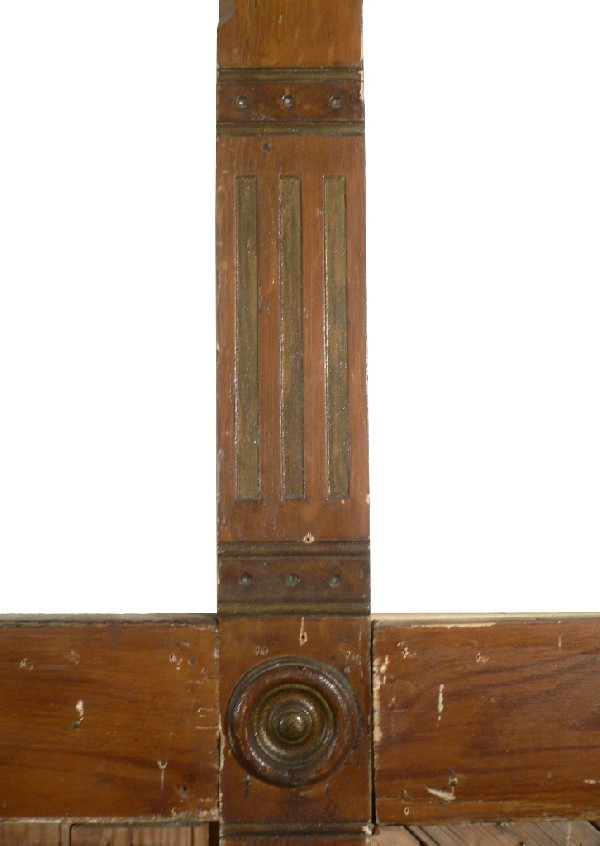 SOLD Amazing Antique Rood Screen with Original Faux-Grained Finish, 19th Century-17239
