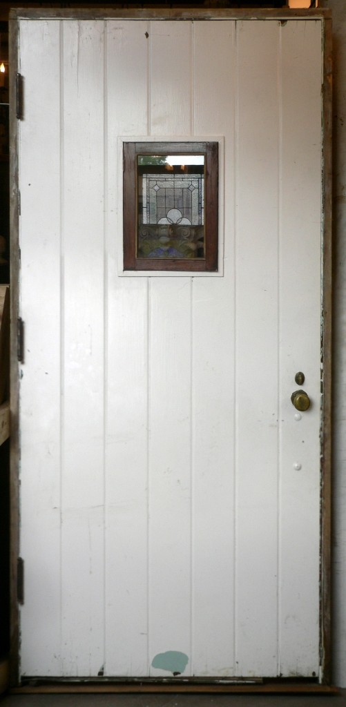 SOLD Wonderful Antique Tudor Door with Hinged Window, c. 1910-17362