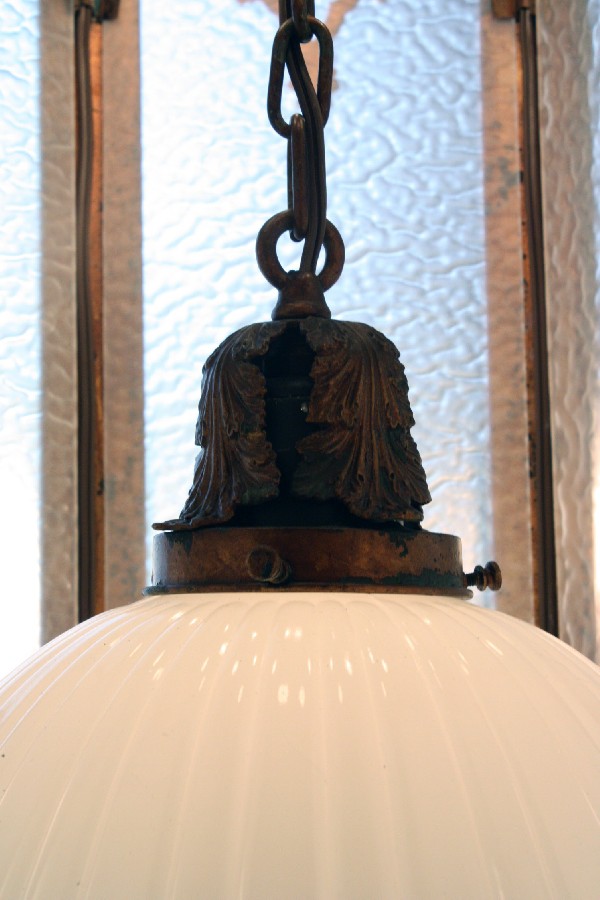 SOLD Massive Antique 29-Light Gothic Revival Iron & Bronze Lantern, 19th Century-17612