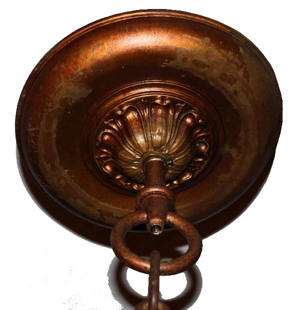 SOLD Massive Antique 29-Light Gothic Revival Iron & Bronze Lantern, 19th Century-17613