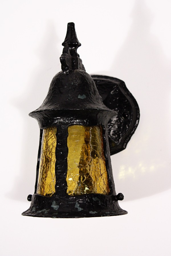 SOLD Superb Antique English Tudor Exterior Lantern Sconce, Early 1900’s-18211