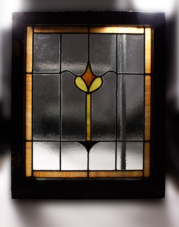 SOLD Superb Antique American Stained Glass Window-0