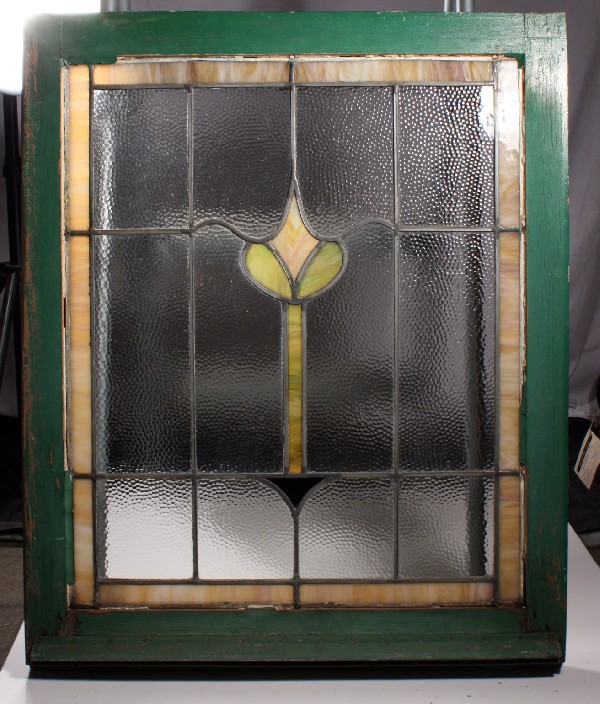 SOLD Superb Antique American Stained Glass Window-18240