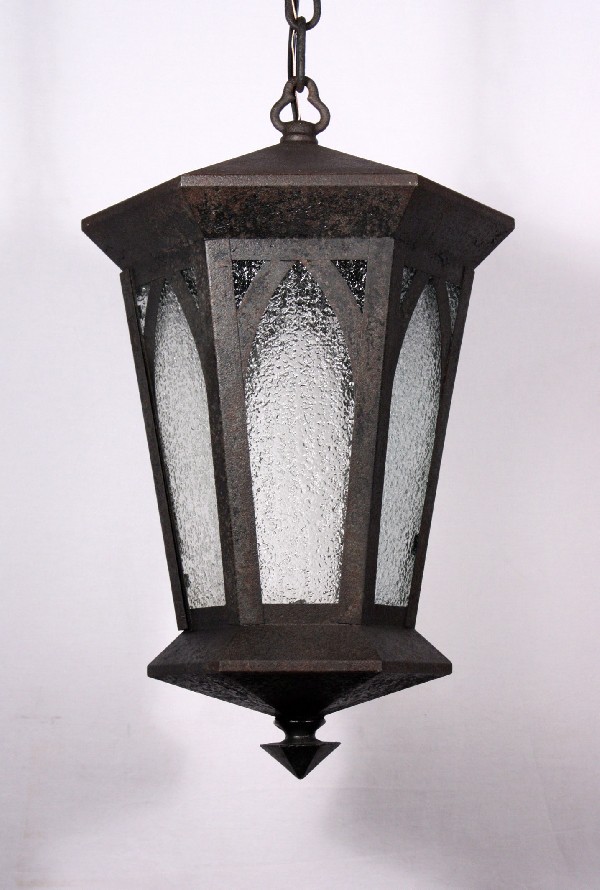 SOLD Handsome Antique Gothic Revival Lantern, Early 1900’s-18598