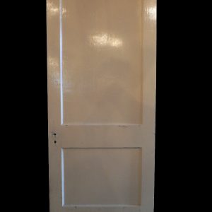 Antique Two-Panel Solid Wood Door-0