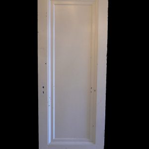 Antique One-Panel Solid Wood "Miracle Door" with Wide Trim-0