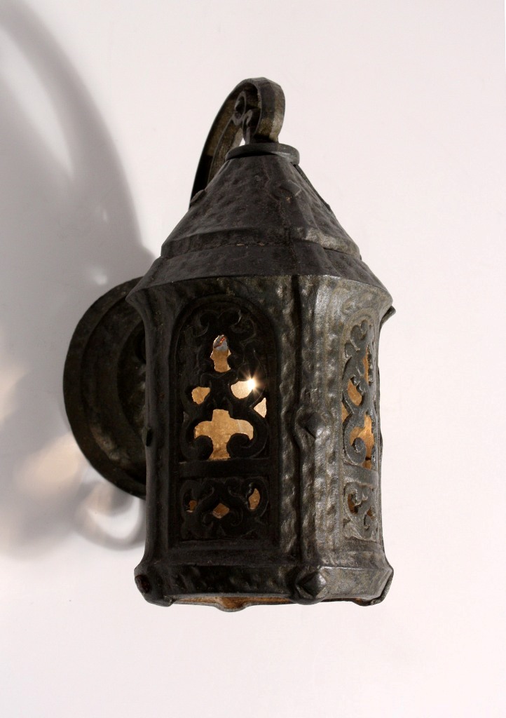 SOLD Fascinating Antique Spanish Revival Lantern-19335