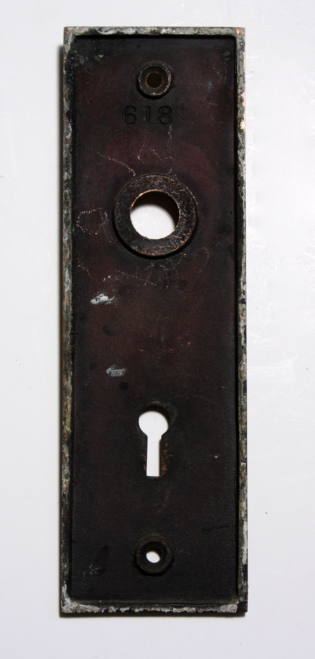 SOLD Superb Antique Cast Bronze Russell & Erwin Door Plate, c. 1880’s-19787