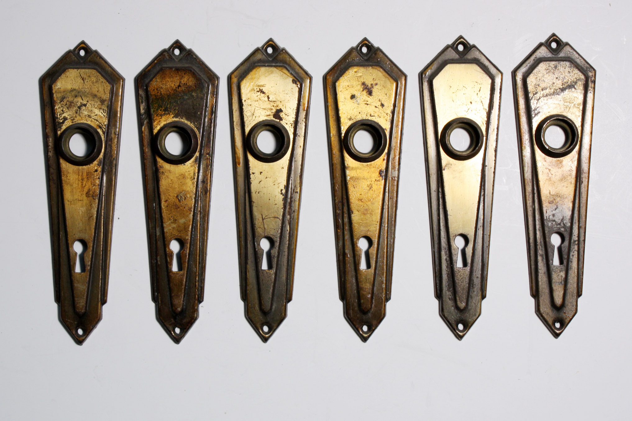 SOLD Antique Art Deco Door Plates-19792