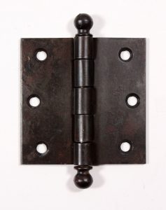 Antique 3.5″ Hinges with Ball Finials