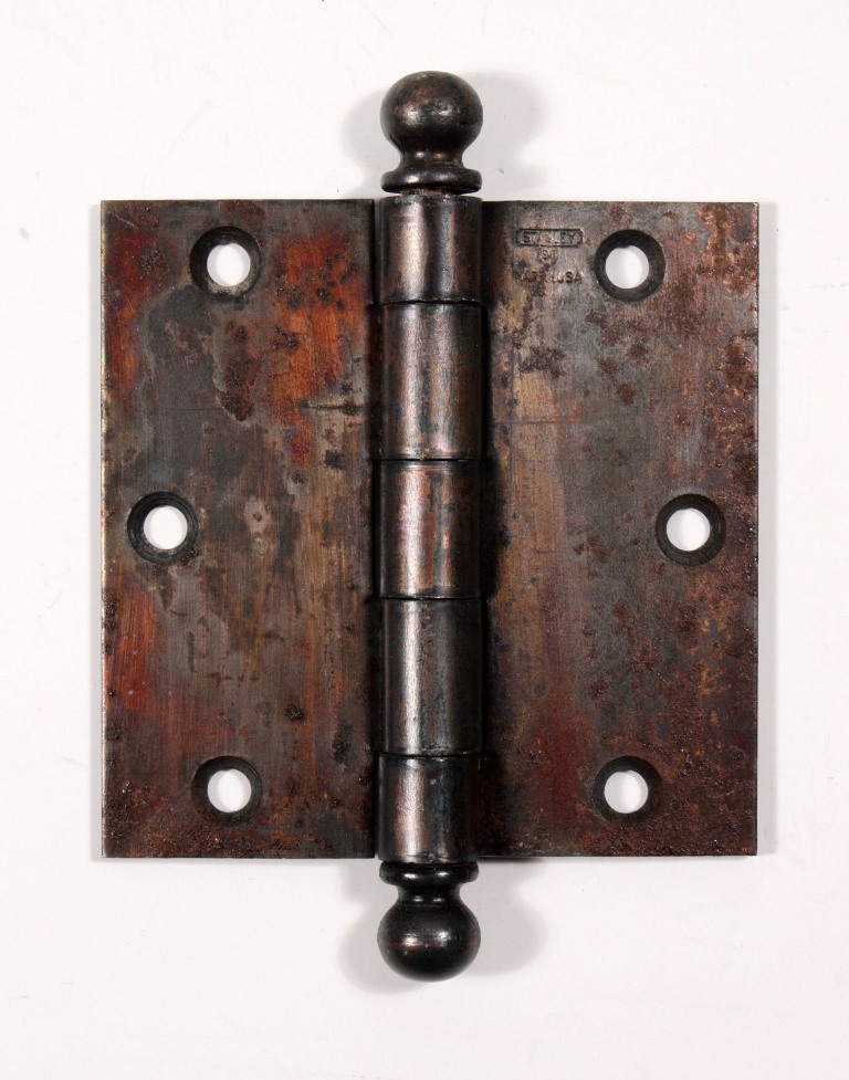 Antique 3.5" Hinges with Ball Finials-20300