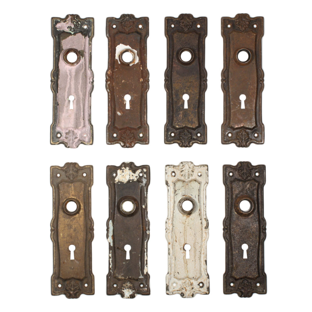 Antique Door Plates, "Wilton" by Norwalk Lock Co.