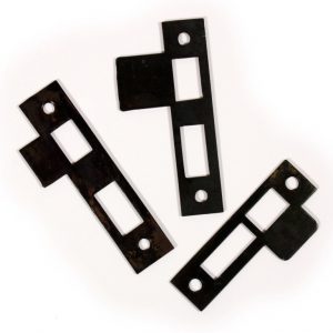 Antique Strikeplates for Mortise Locks, Refinished-0