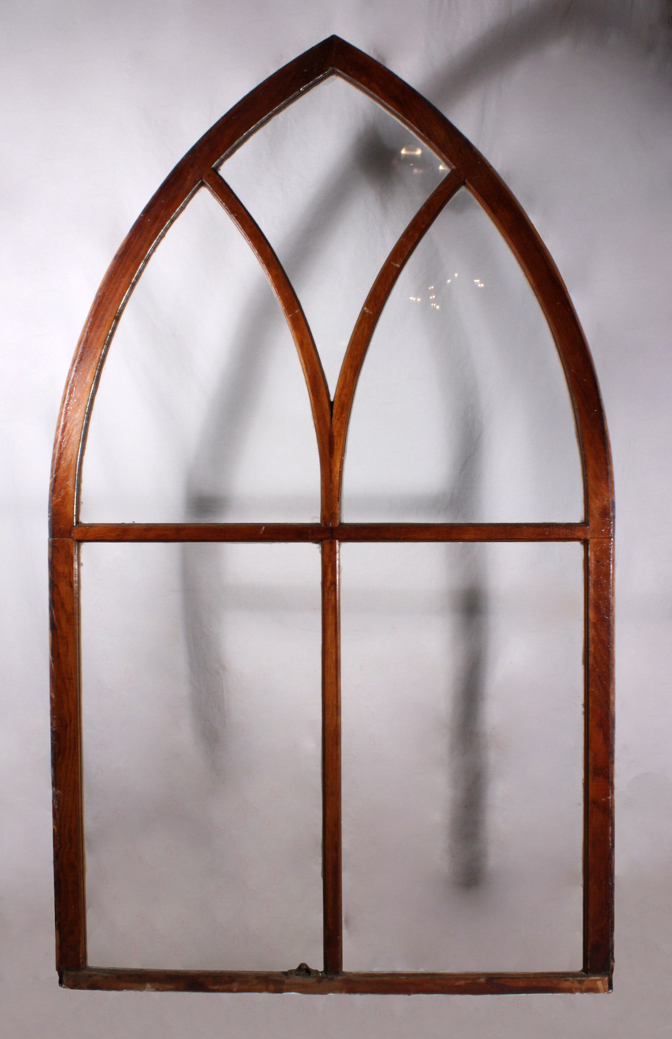 SOLD Superb Antique Arched Gothic Window, Early 1900’s-0
