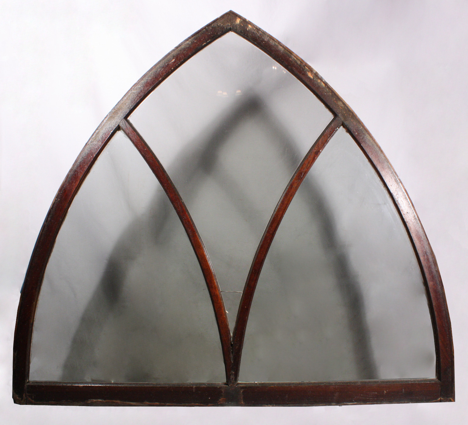 SOLD Marvelous Antique Gothic Revival Arched Window, Early 1900’s-0