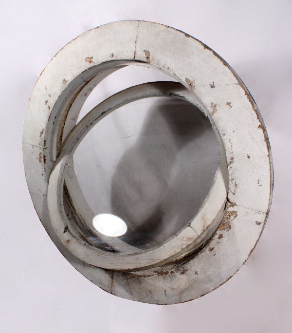SOLD Unusual Antique Round Window with Tilting Center, Early 1900’s-0