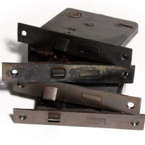 Antique Mortise Locks for Skeleton Keys, Refinished-0