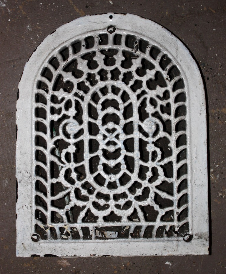 SOLD Antique Cast Iron Arched Wall Vent-0