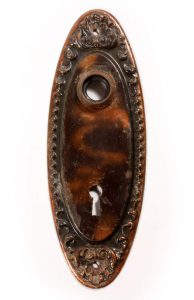 Antique “Lydian” Doorplates by Yale & Towne, c. 1910