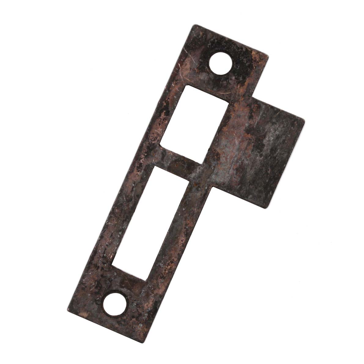 SOLD Antique Salvaged Strike Plates for Mortise Locks, 7/32” Spacing-0