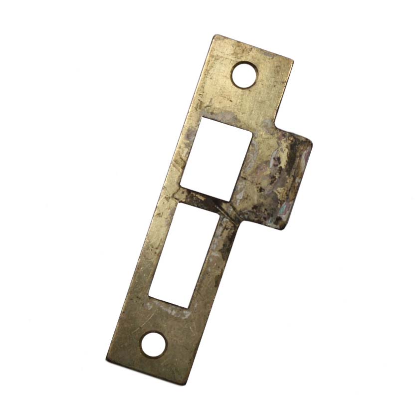 Antique Strike Plates for Mortise Locks, 5/32” Spacing