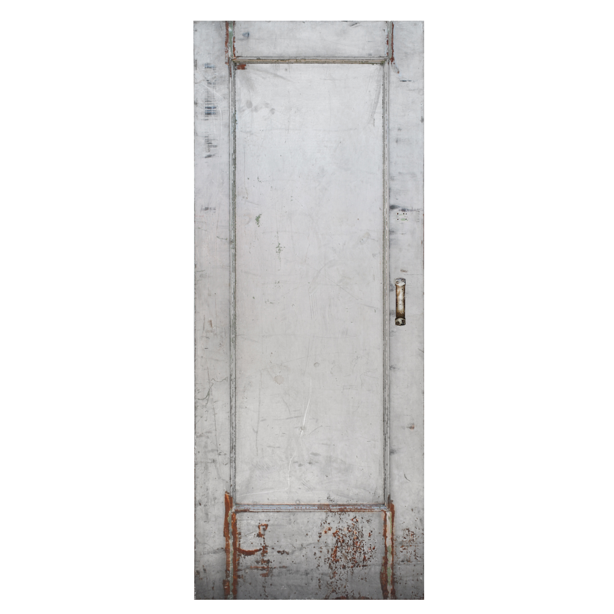 SOLD Reclaimed Antique 32" Industrial Fire Door -0