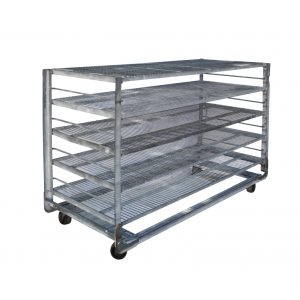 Salvaged Industrial Shelving Unit, Colonial Bread-0