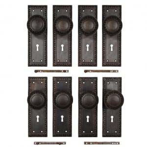 egg and dart hardware sets