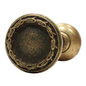 Cast Brass Doorknob Set
