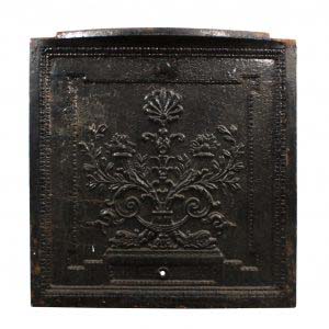 Antique Cast Iron Figural Summer Cover with Heraldic Dolphins