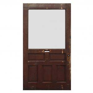 Reclaimed 43" Antique Door , Early 1900s-0