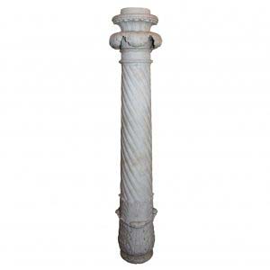 Antique Marble Column, Late 19th Century-0