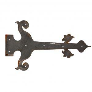 Strap Hinges with Aged Finish
