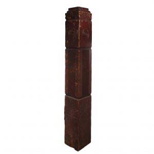 Reclaimed Antique Boxed Newel Post, 19th Century-0